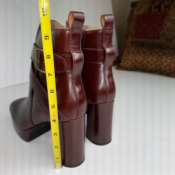 Jeffrey Campbell Amuse Platform Bootie Zip Bronze Brown 9 - Picture 10 of 17